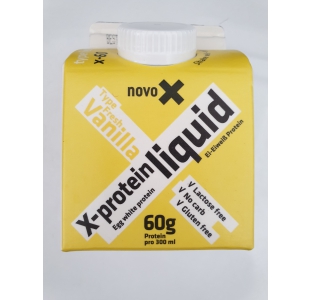 Novo X Egg White Protein - Vanilla Flavoured Egg Protein Drink - 6 or 12 x 300ml copy